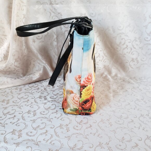 Pugs & Roses Rhinestone studded handbag. Bride and groom couple - Picture 5 of 13